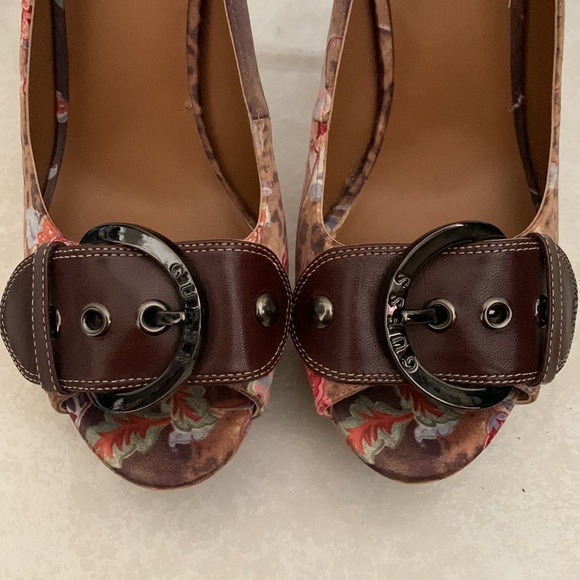 Guess Floral Cork platform heels - Picture 4 of 8